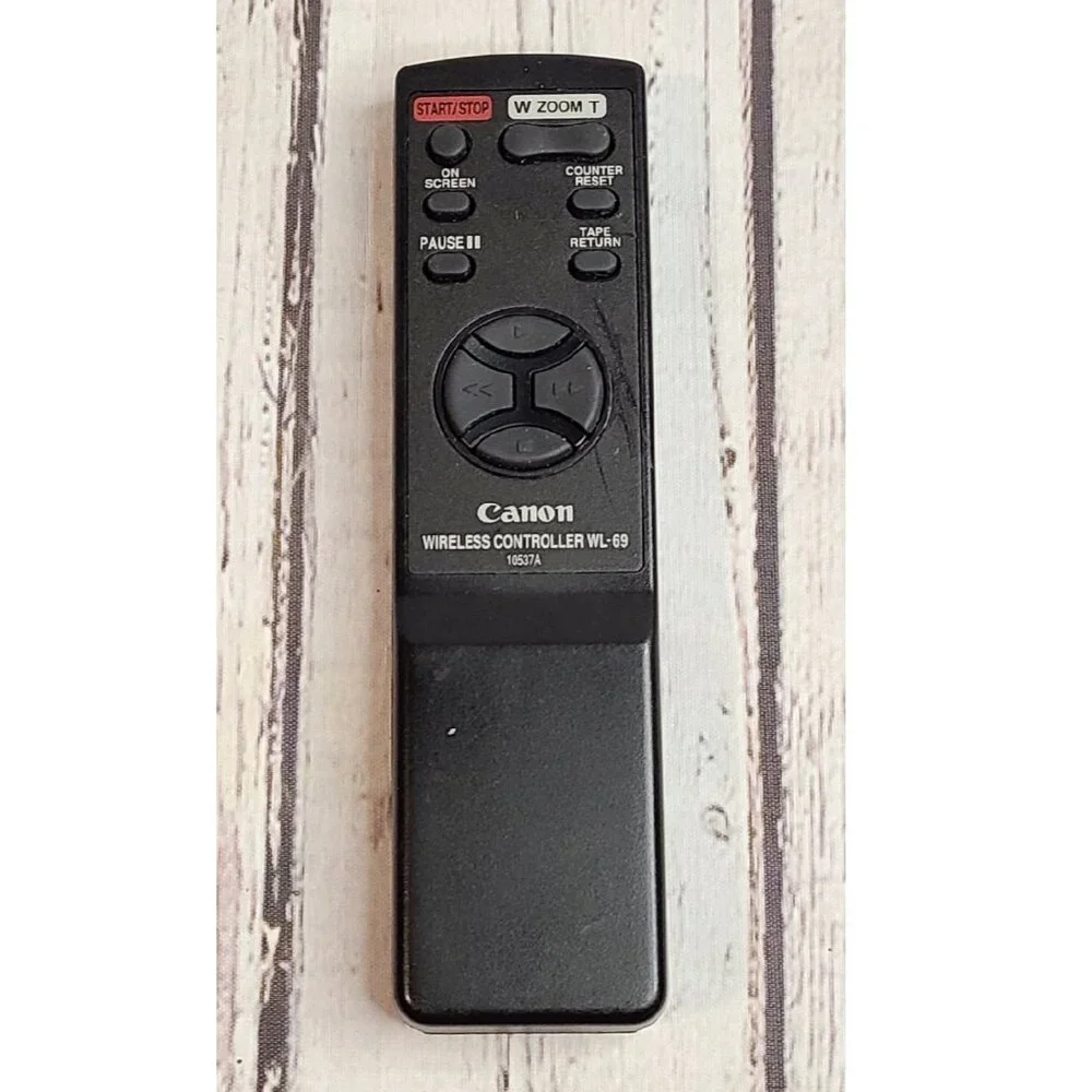 OEM Genuine Original Canon WL-69 10537A Camcorder Remote Control - Tested, Works